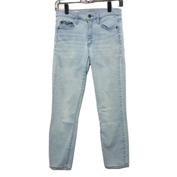 Gap 1969 Jeans Women’s Size 27 Resolution Slim Straight  Stretch Denim 26x27 - Picture 1 of 11